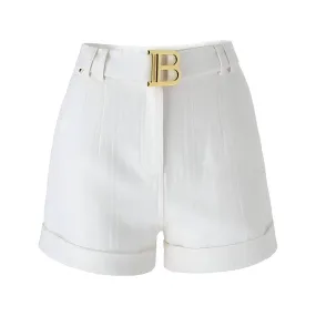 The Bey High-Waist Denim Shorts - Multiple Colors