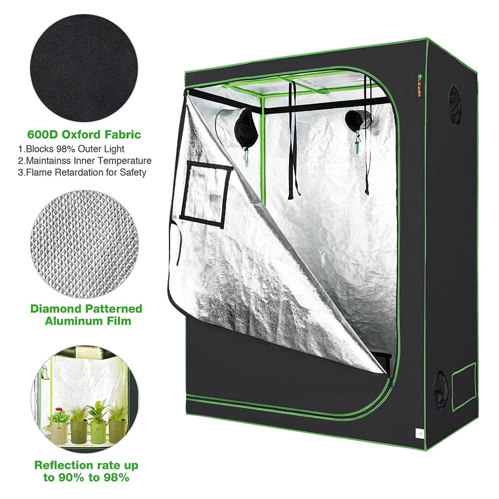 TheLAShop Hydroponic Mylar Reflective Grow Tent 5x2.7x6.7ft