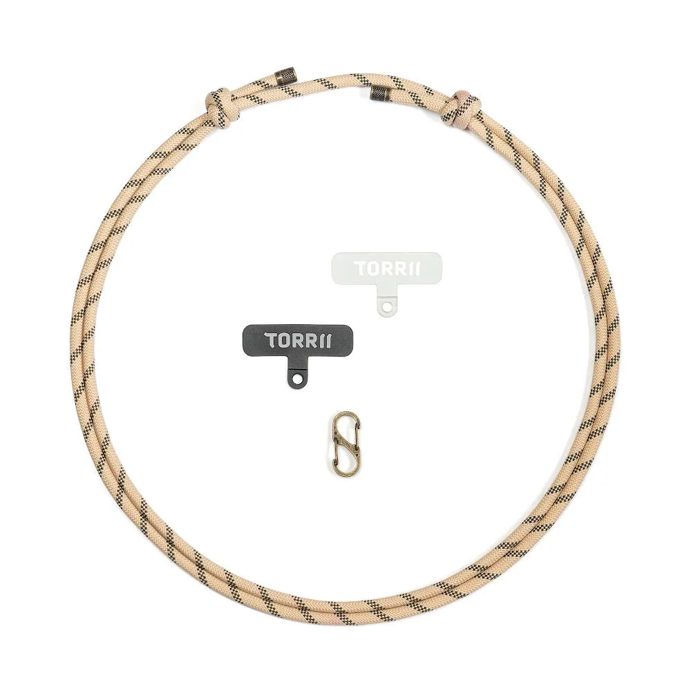 TORRII KNOTTY 6mm Rope Phone Strap compatible with most Phones and Case