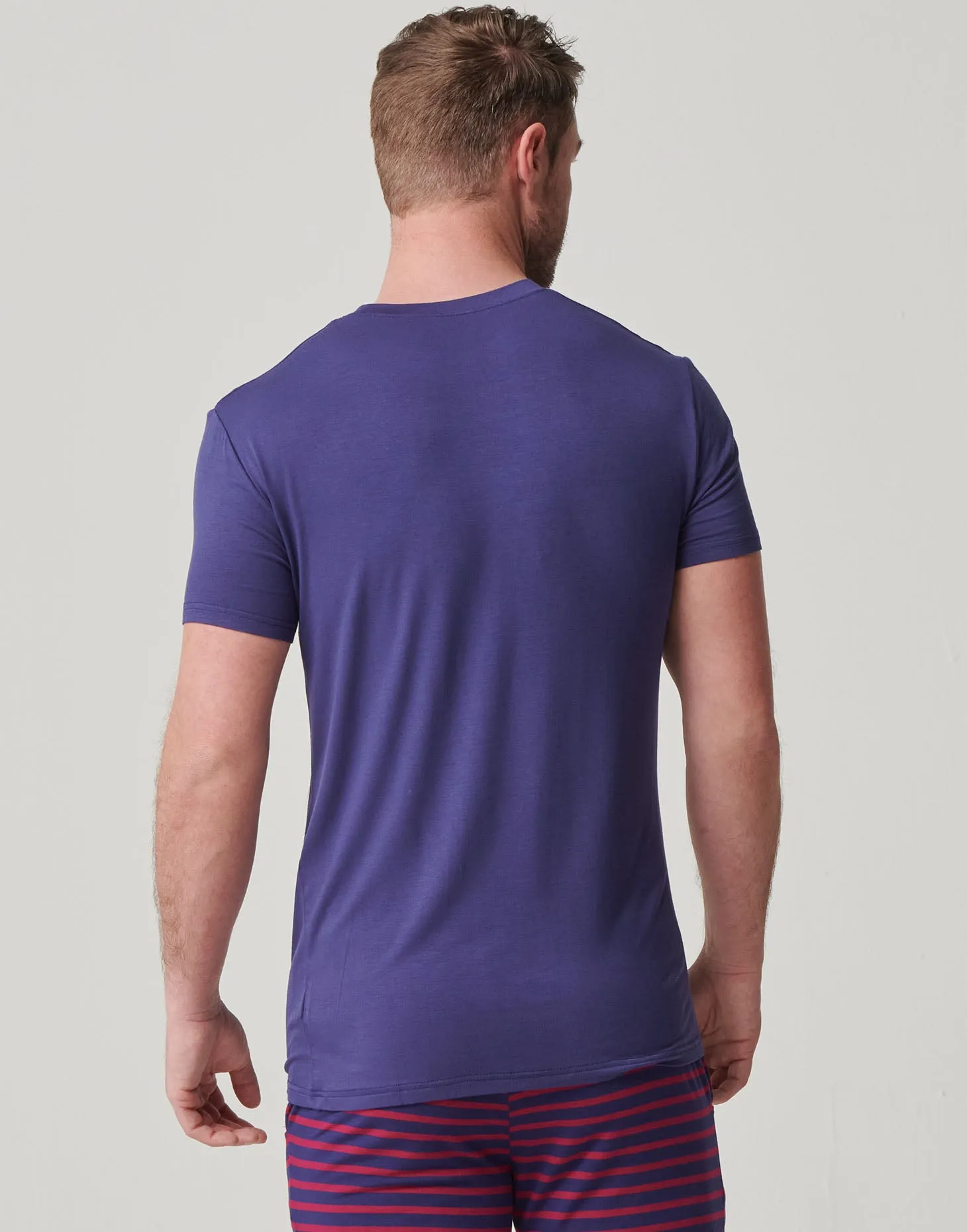 Two-pack Men's Bamboo T-Shirts – Wine & Navy