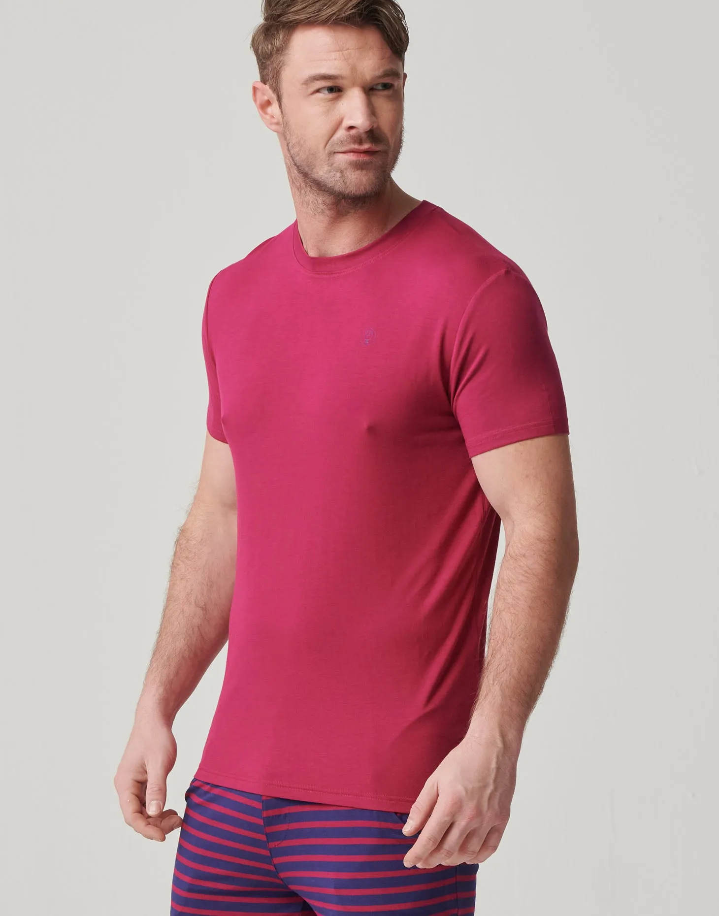 Two-pack Men's Bamboo T-Shirts – Wine & Navy