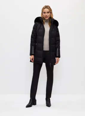 Vegan Down Quilted Coat