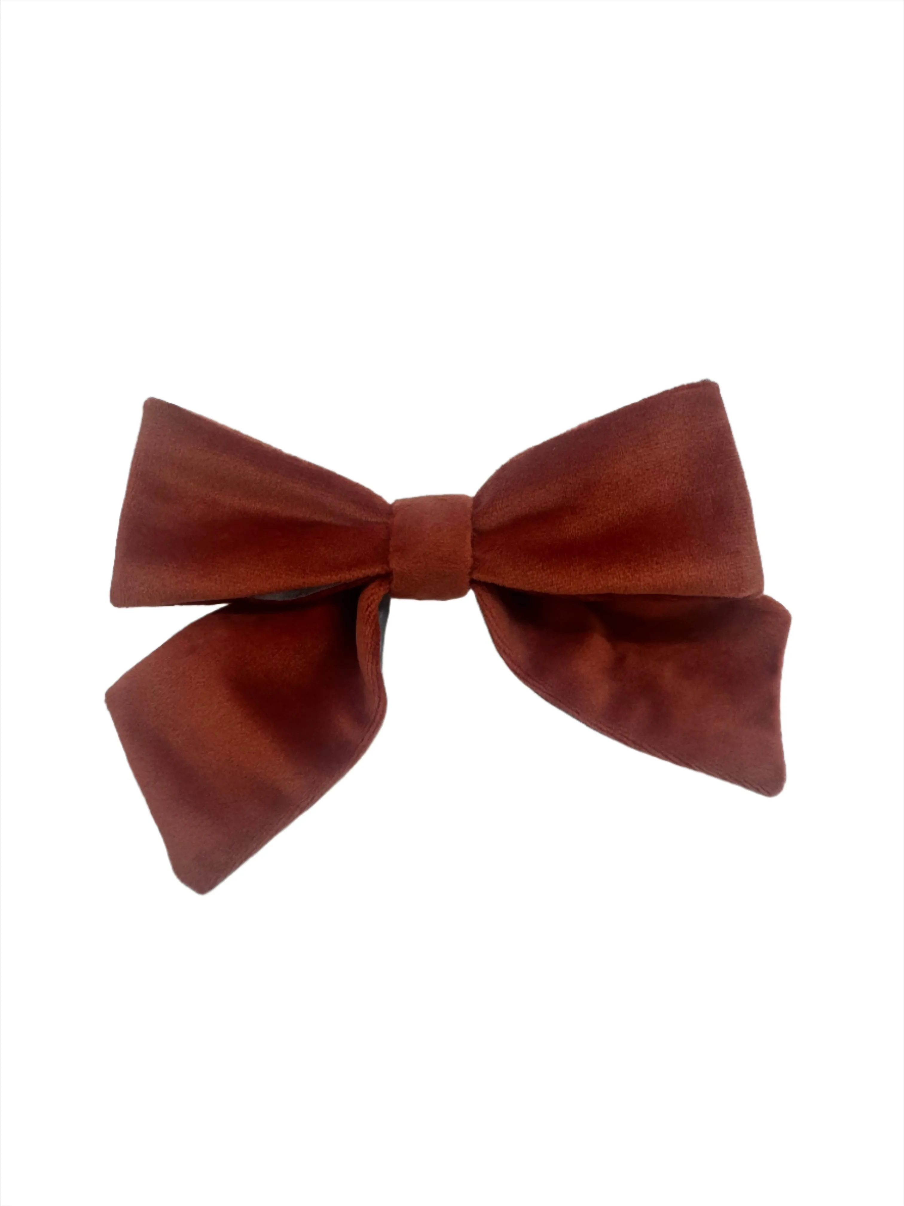 Velvet Bows - Orange/Ice Blue