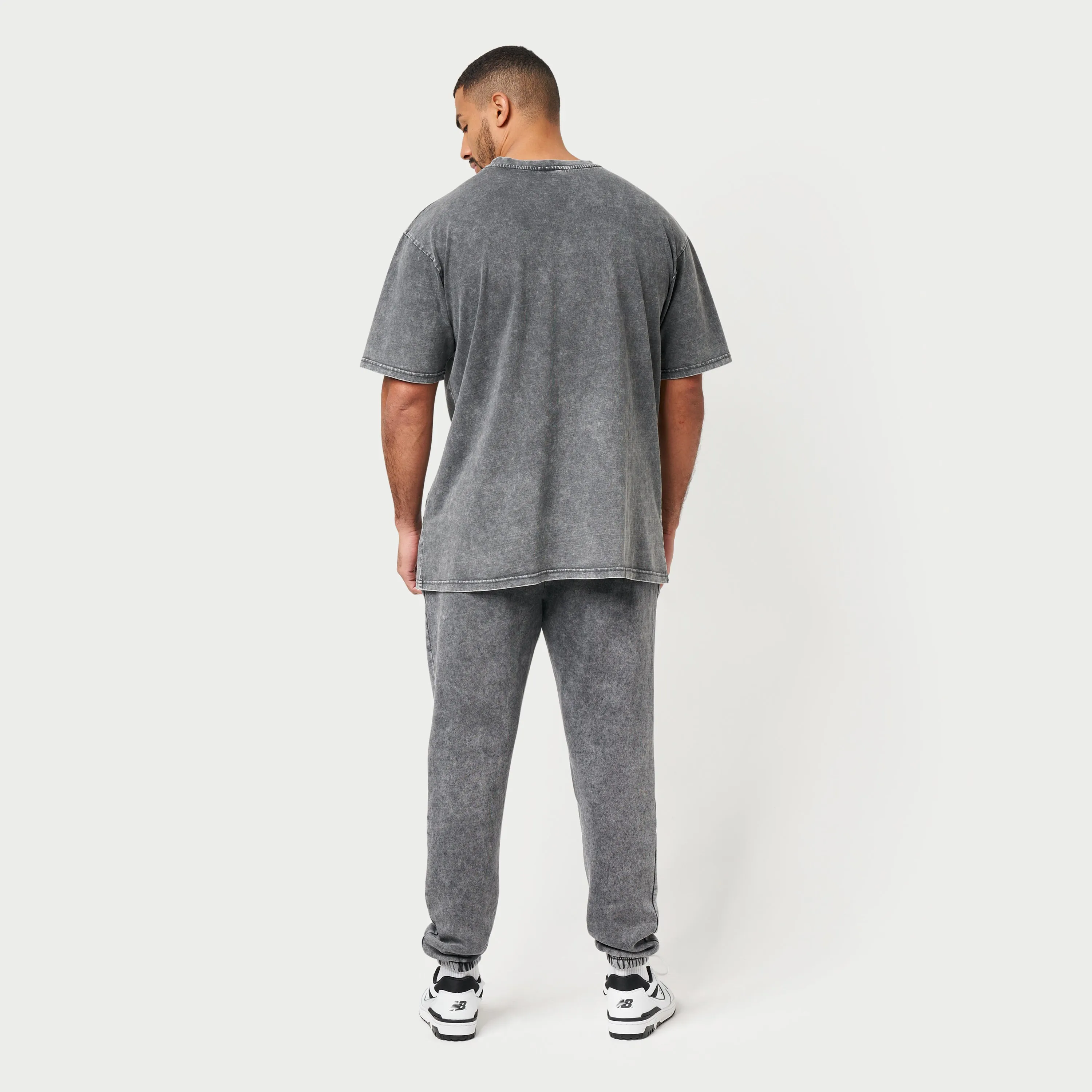 Washed Oversized Sweatpant - Vintage Black