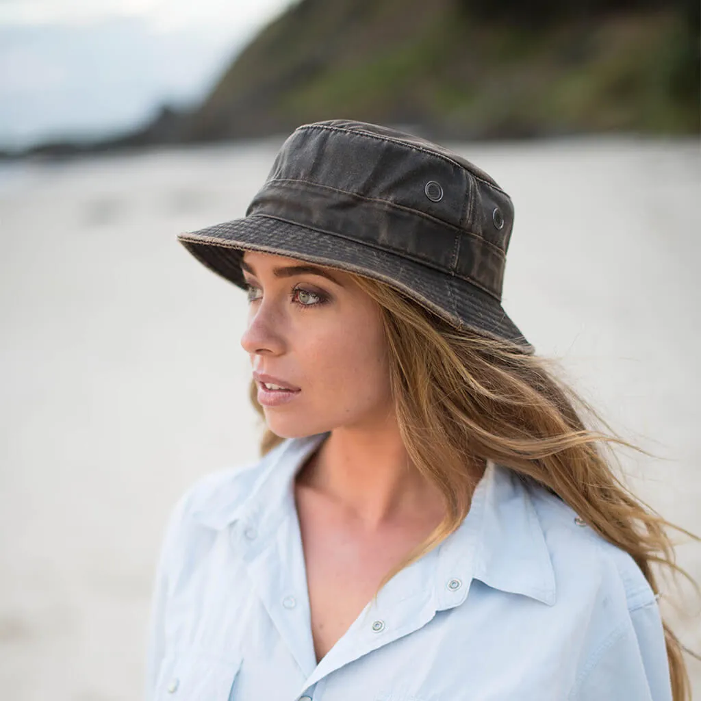 Weathered Cotton Bucket Hat