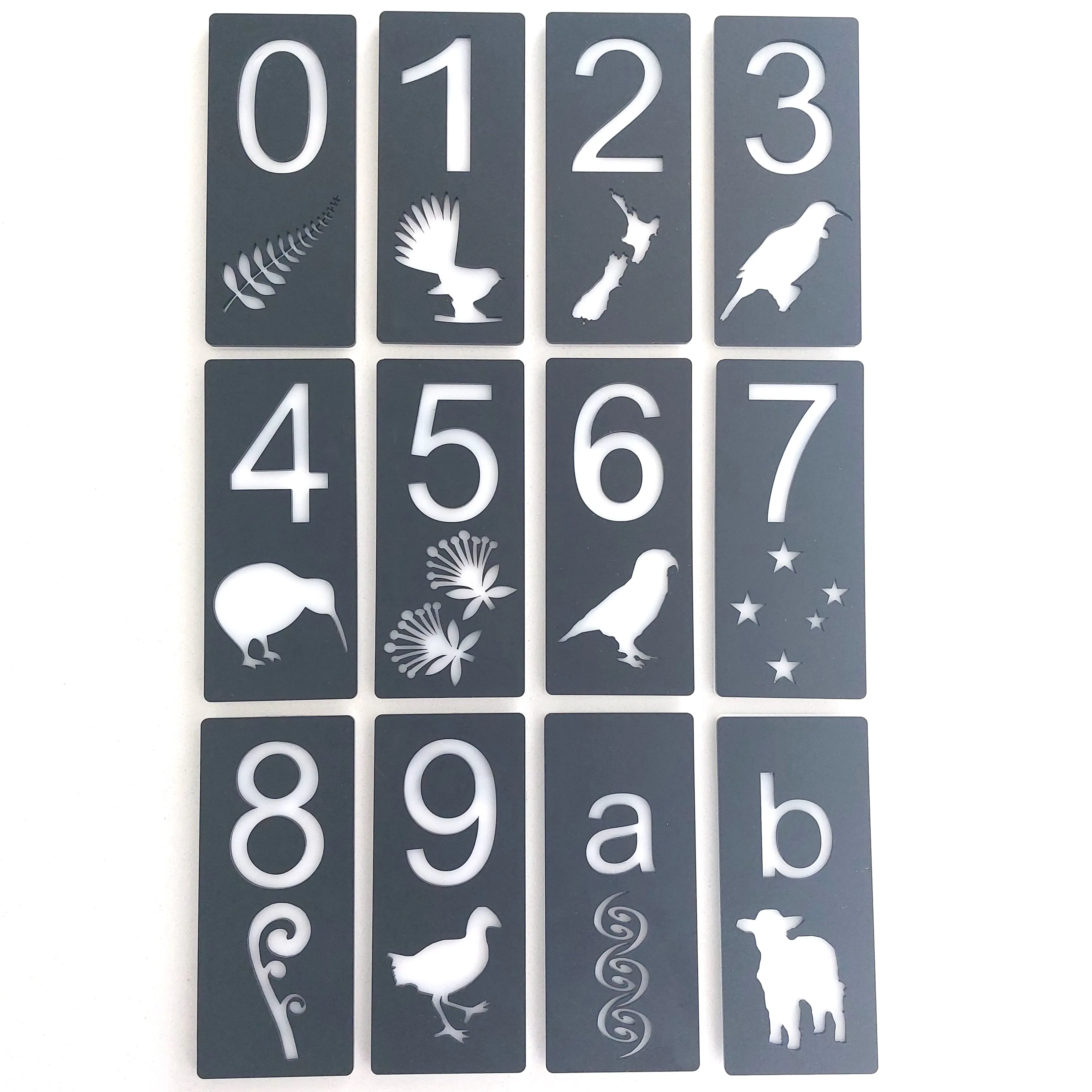 Wholesale House / Letter Box Numbers - NZ Themes