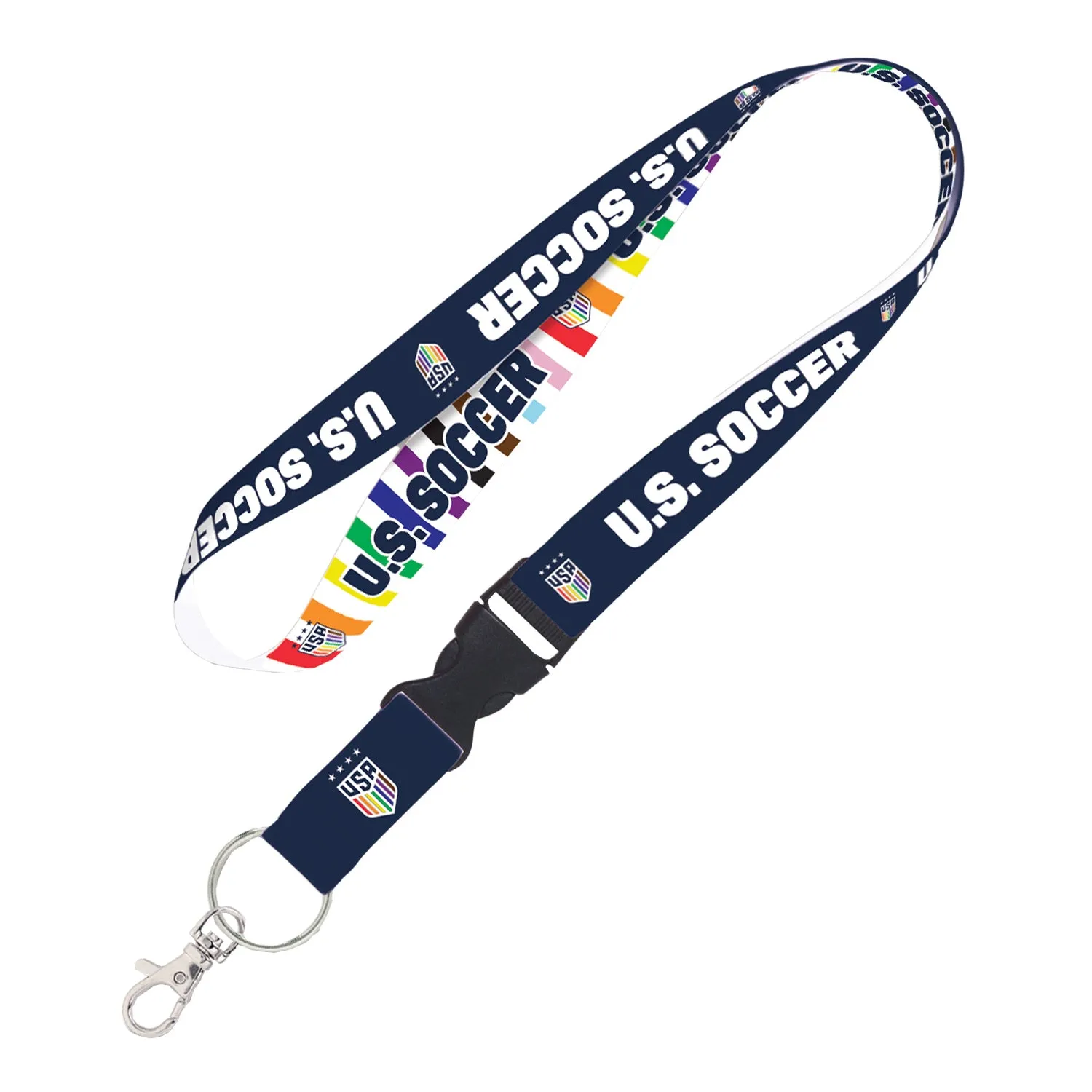 WinCraft USWNT Reversible Pride Lanyard