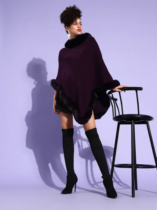 Wine Fur Poncho