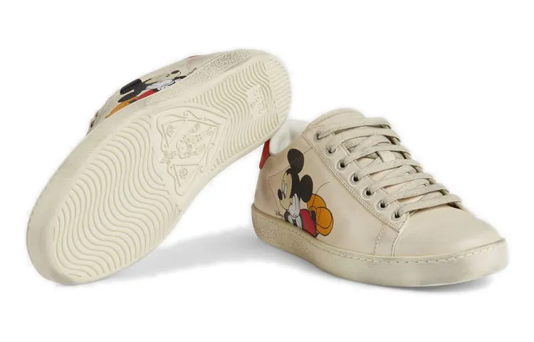 (WMNS) Disney x Gucci Ace Low 'Mickey Mouse - Ivory' 602129-AYO70-9591