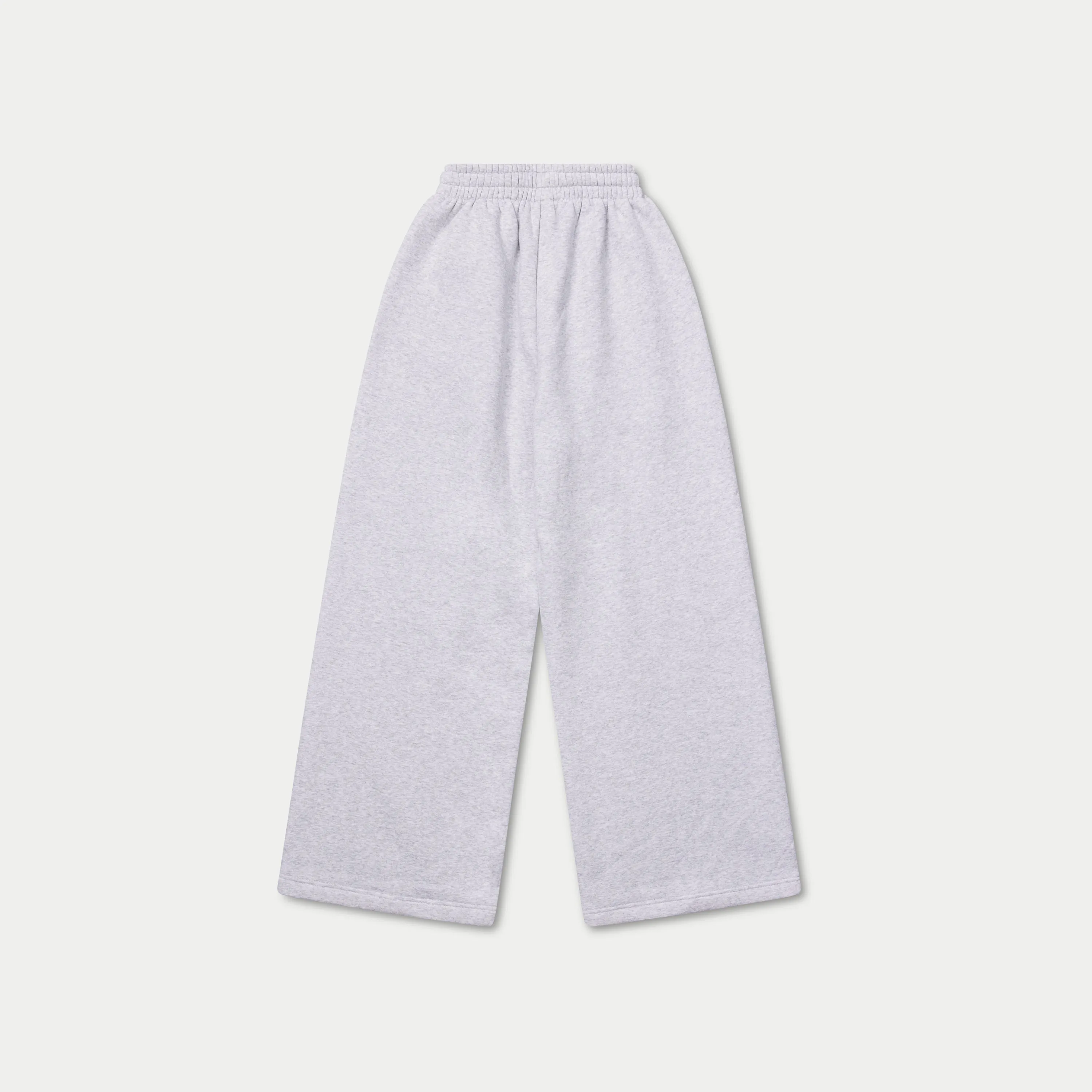 Womens Collective Wide Leg Sweatpant - Grey Marl