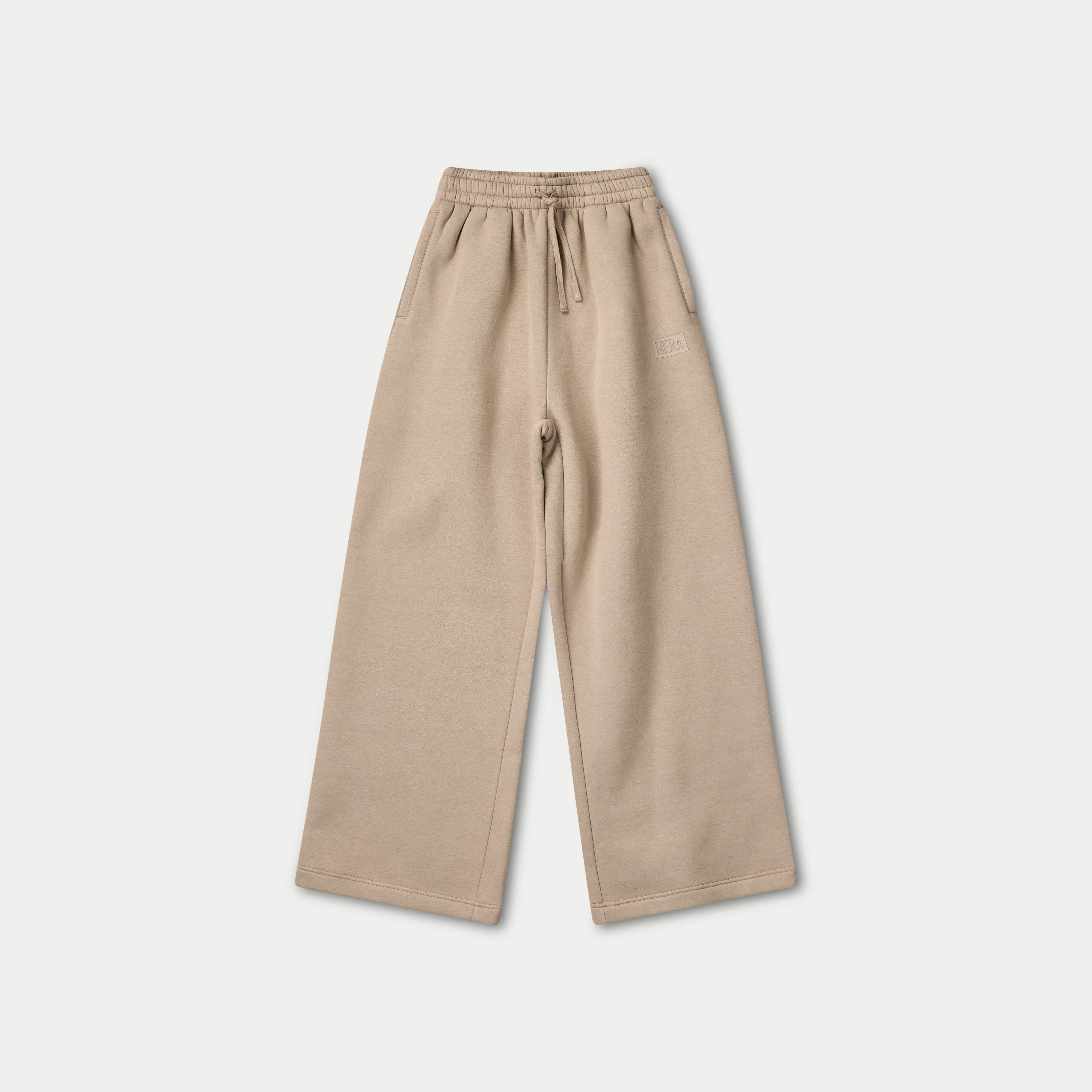 Womens Collective Wide Leg Sweatpant - Mocha