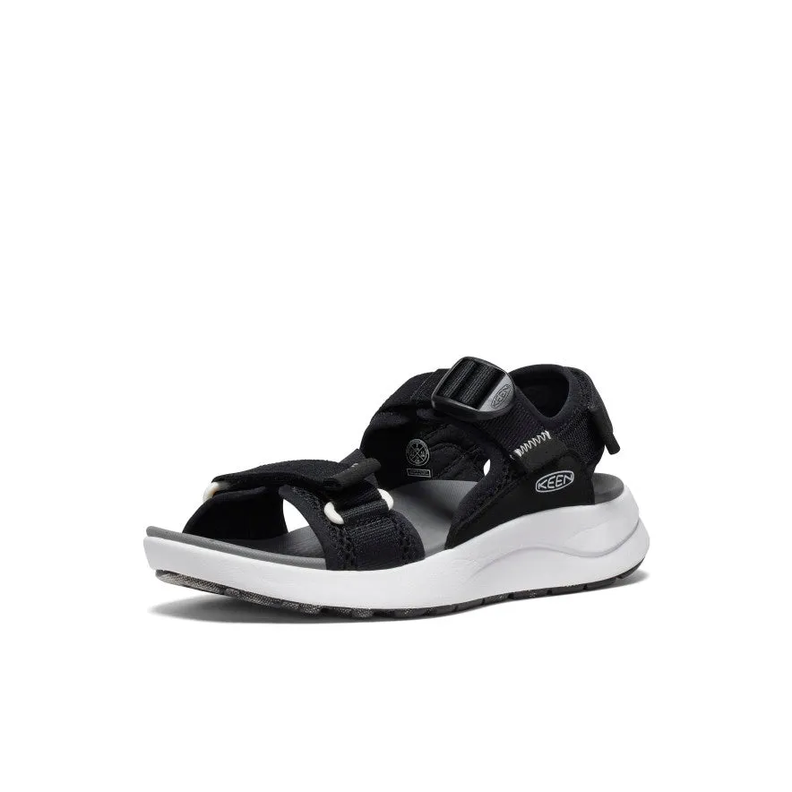 Women's Elle Sport Backstrap Sandal  |  Black/Steel Grey