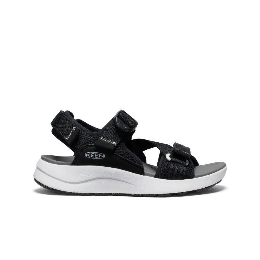 Women's Elle Sport Backstrap Sandal  |  Black/Steel Grey