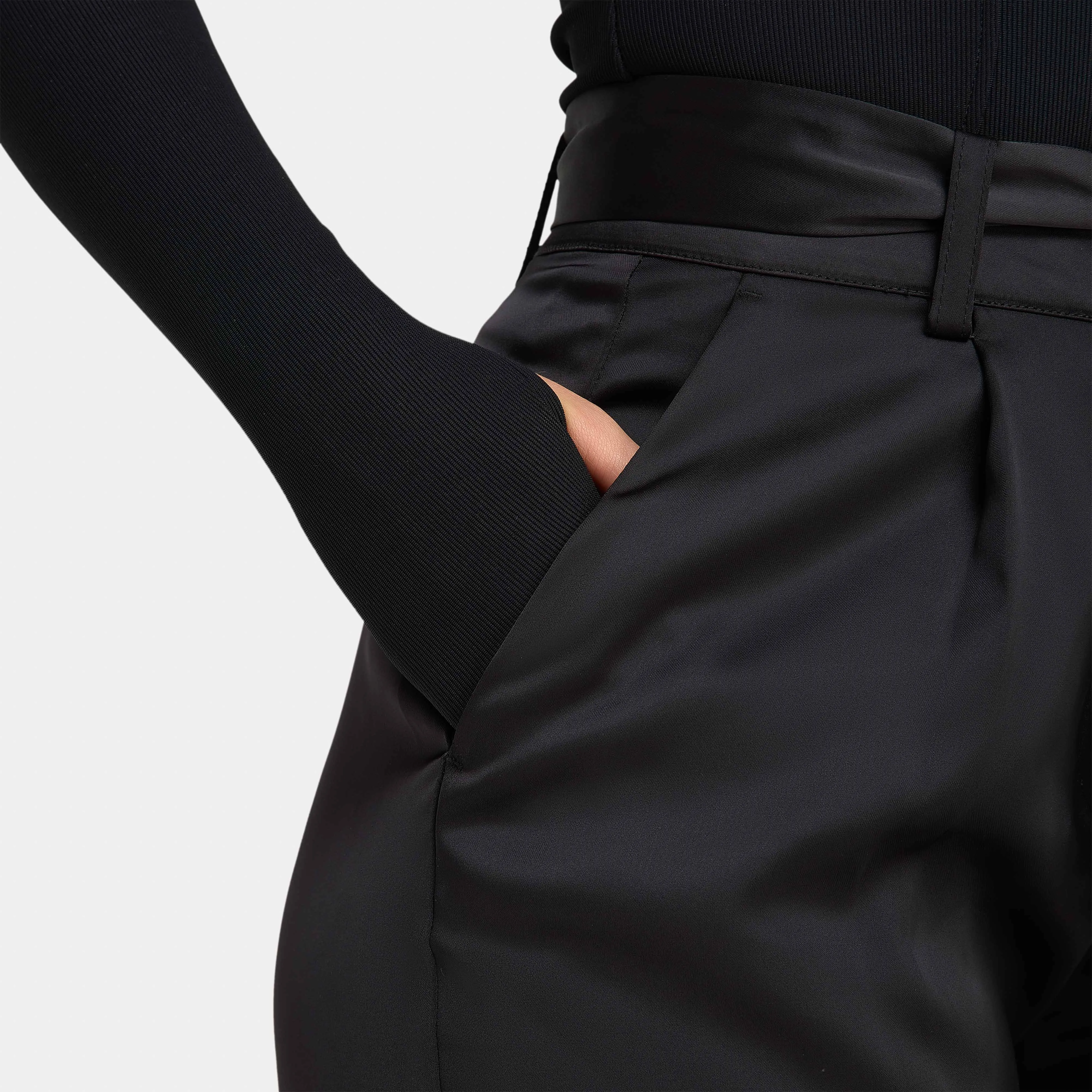 Womens Tailored Cargo Trouser - Black