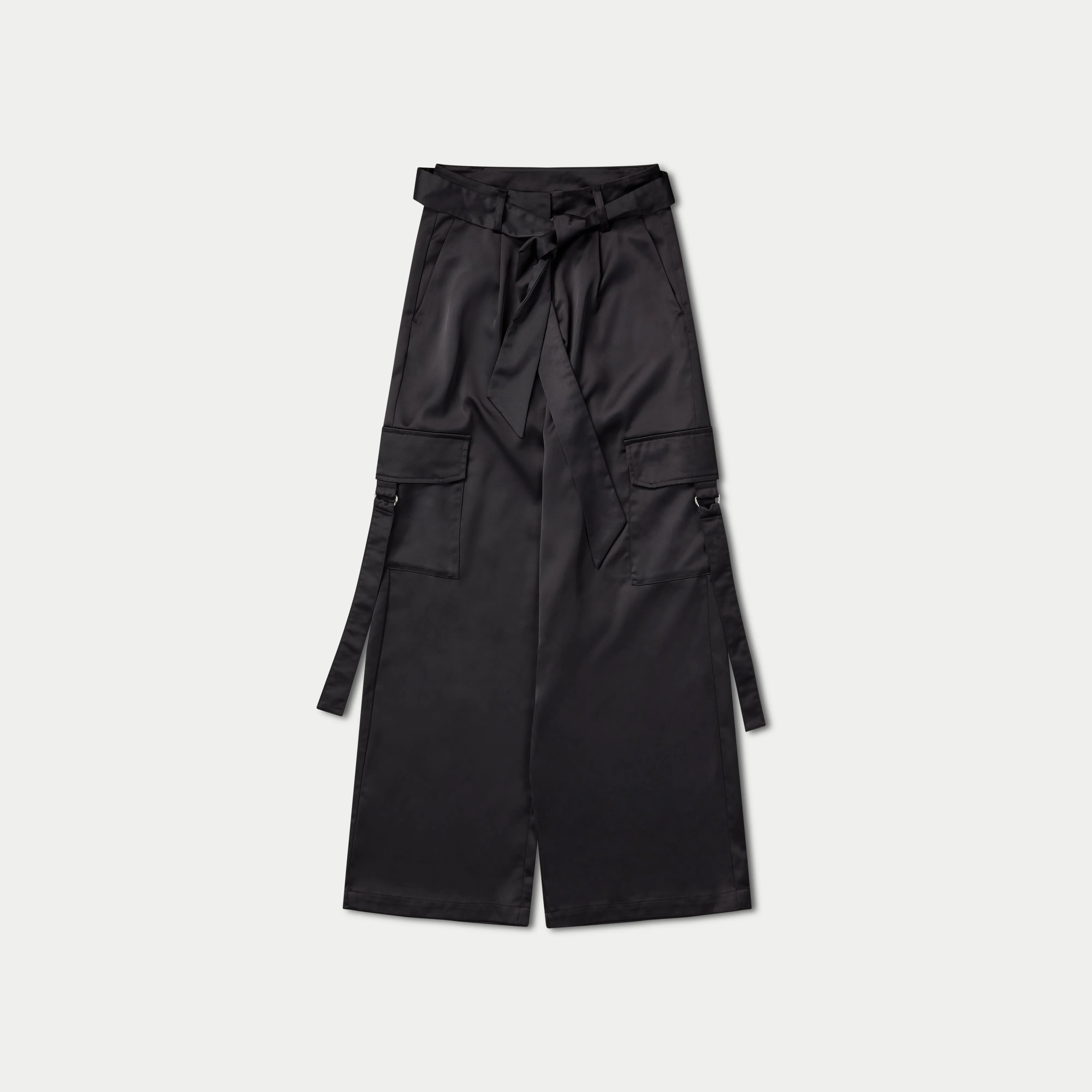 Womens Tailored Cargo Trouser - Black