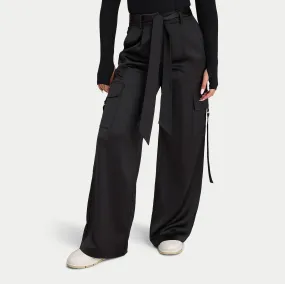 Womens Tailored Cargo Trouser - Black