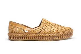 Woven Shoe in Honey   No Stripes