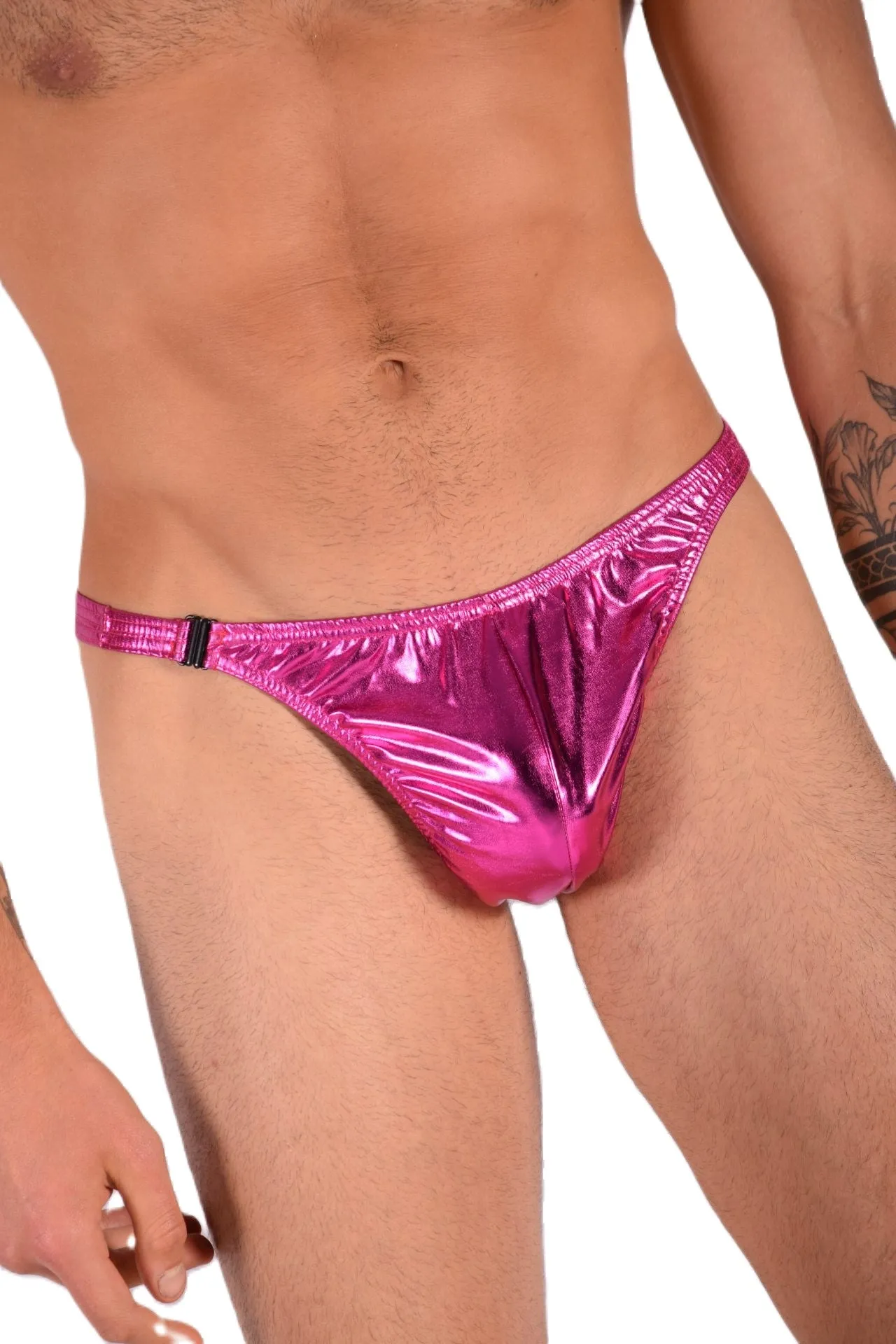 XS/S SMU Mens Detachable Flashing Pink thong 33383 MX11