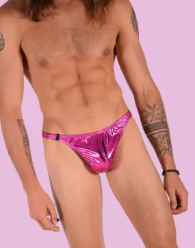 XS/S SMU Mens Detachable Flashing Pink thong 33383 MX11