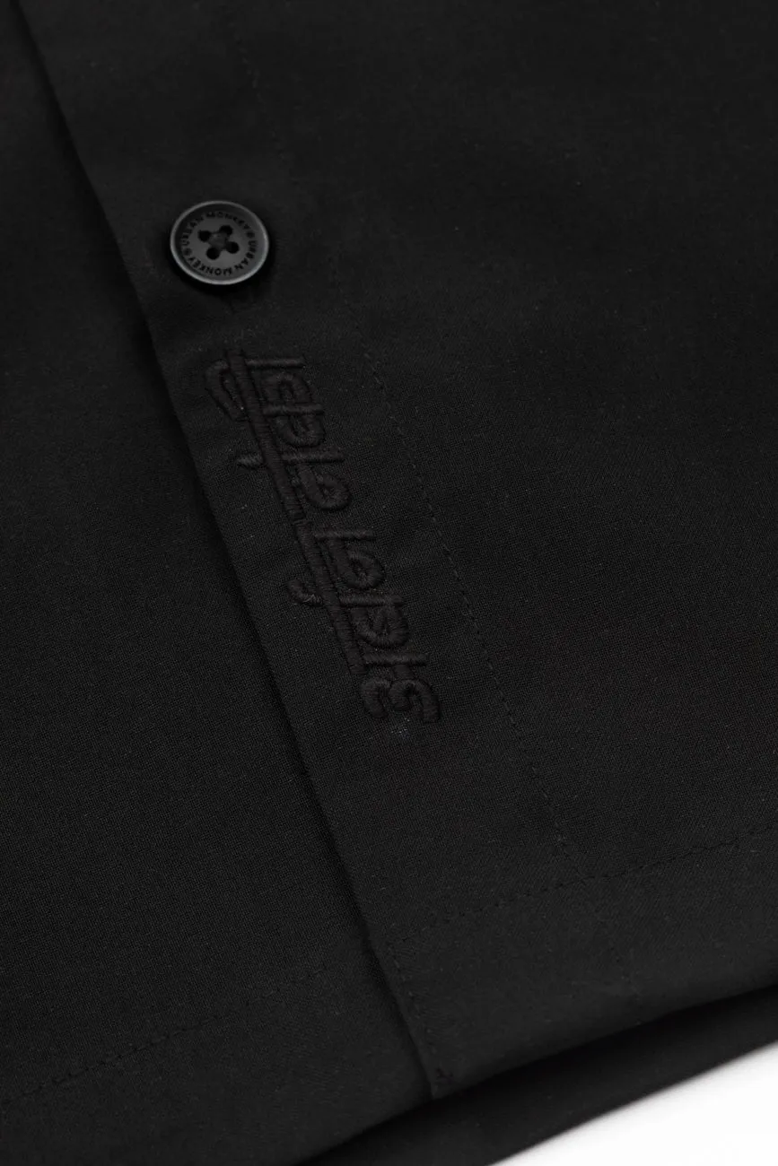 Zip Pocket Shirt // Black